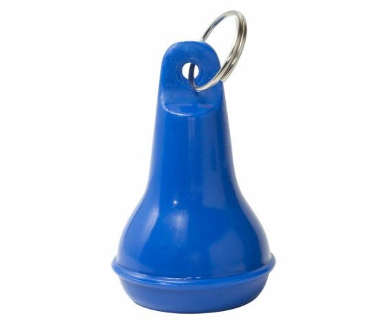 Hotelbal plastic blauw 2 stuks