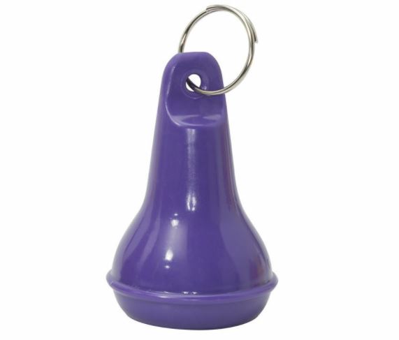 Hotelbal plastic paars 2 stuks