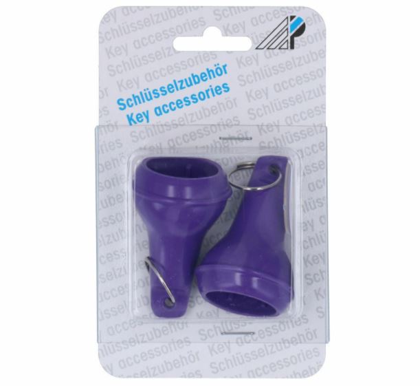 Hotelbal plastic paars 2 stuks