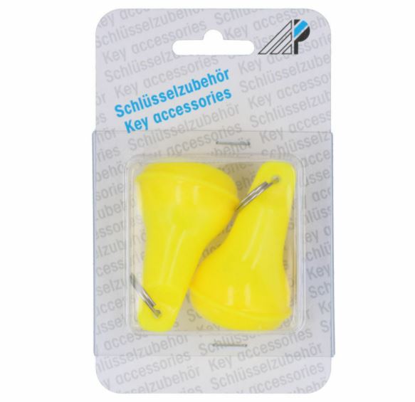 Hotelbal plastic lichtgevend geel 2 stuks