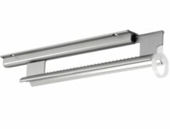 Uitschuifbare Kledingstang Zilver Geanodiseerd