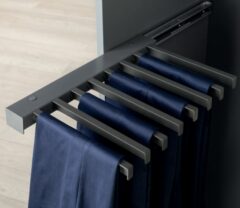 Zijdelingse Broekenhouder Antracietgrijs