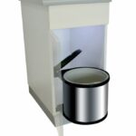 Ronde Afvalemmer 12 Liter Inox