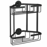 Differnz Doucherekje Driehoek 2-laags Mat Zwart