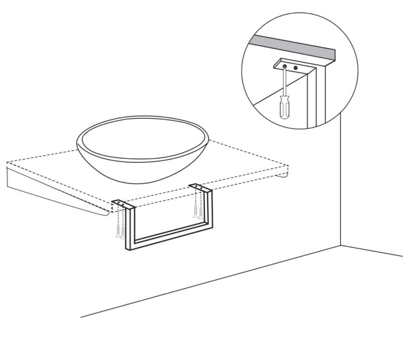 Differnz Handdoekdrager 50 x 14 cm Wit