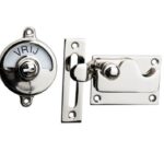 WC-overslag Elegant met bocht glans nikkel