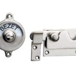 WC-overslag Elegant vlak mat nikkel ongelakt