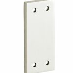 Vulplaat tbv SKG raamsluiting 3 mm glans nikkel