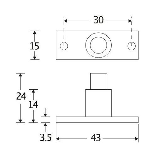 Stelpen tbv uitzetijzer glans nikkel