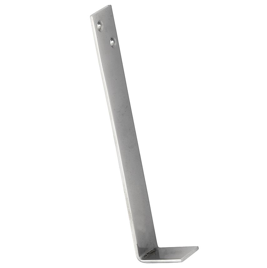 Valijzer Elegant glans nikkel 160 mm