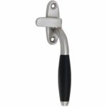 Raamsluiting Met Sluitplaat Rechts Ton ebben mat nikkel ongelakt