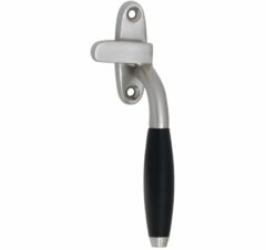 Raamsluiting Met Sluitplaat Rechts Ton ebben mat nikkel ongelakt