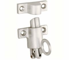 Raamknip Elegant met sluitkom mat nikkel ongelakt