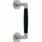 Deurgreep Ton ebben/rond mat nikkel ongelakt