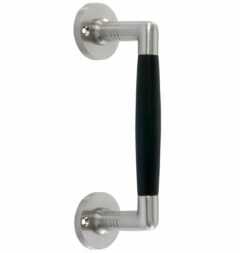 Deurgreep Ton ebben/rond mat nikkel ongelakt