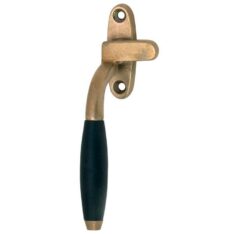 Raamsluiting Met Sluitplaat Links Ton ebben messing antiek