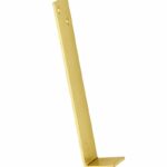 Valijzer Elegant messing gelakt 180 mm