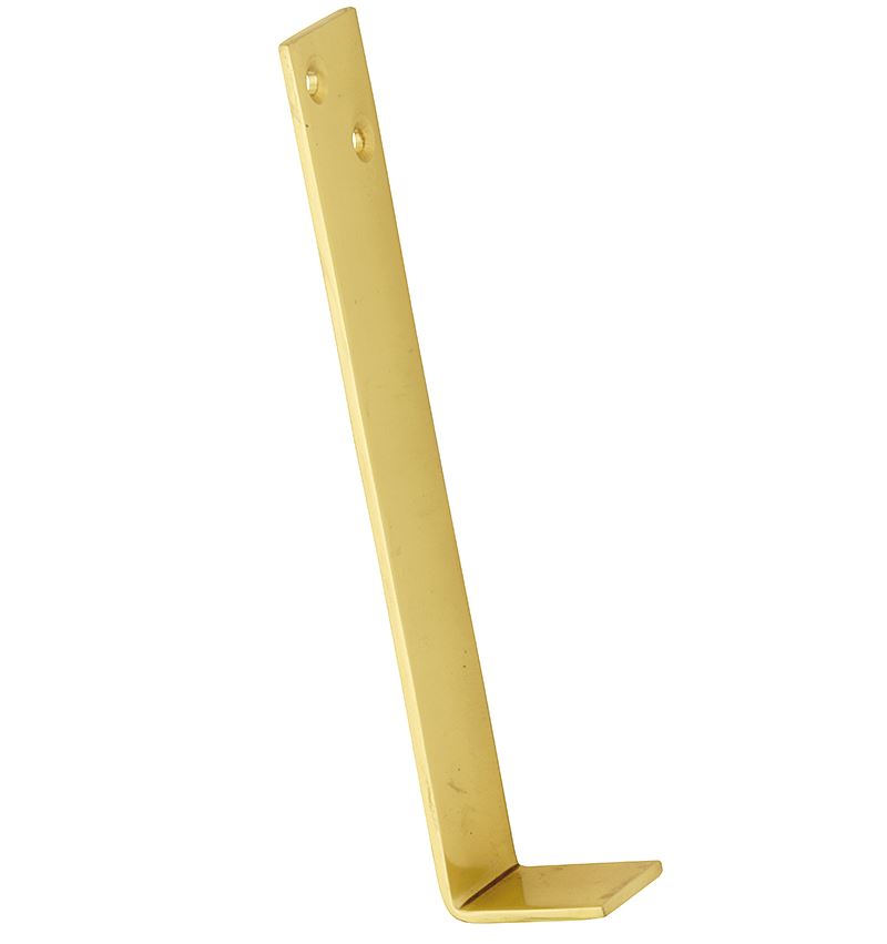 Valijzer Elegant messing gelakt 180 mm