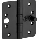 Kogellagerscharnier SKG3 89x89 ronde hoek bol mat zwart