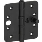 Kogellagerscharnier SKG3 89x89 ronde hoek vaas mat zwart