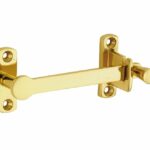 Schuifdeuroverslag messing ongelakt