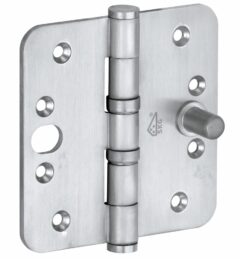 Kogellagerscharnier SKG3 89x89 ronde hoek vlak mat chroom