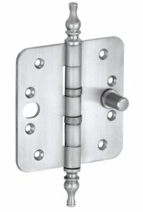 Kogellagerscharnier SKG3 89x89 ronde hoek vaas mat chroom