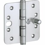 Kogellagerscharnier SKG3 89x89 ronde hoek bol mat chroom