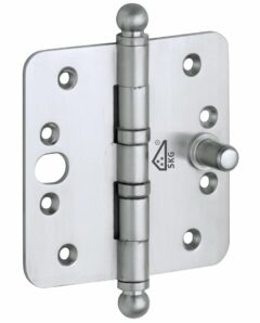 Kogellagerscharnier SKG3 89x89 ronde hoek bol mat chroom