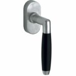 Draaikiepgarnituur Ton ebben/Elegant mat chroom