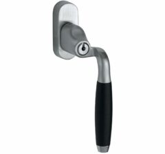 SKG2 Draaikiepgarnituur afsluitbaar Ton ebben/Smal Rechts mat chroom