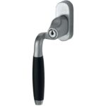 SKG2 Draaikiepgarnituur afsluitbaar Ton ebben/Smal Links mat chroom