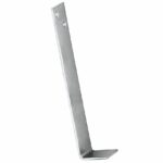 Valijzer Elegant mat chroom 160 mm