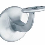 Leuninghouder Elegant vlak M8 mat chroom