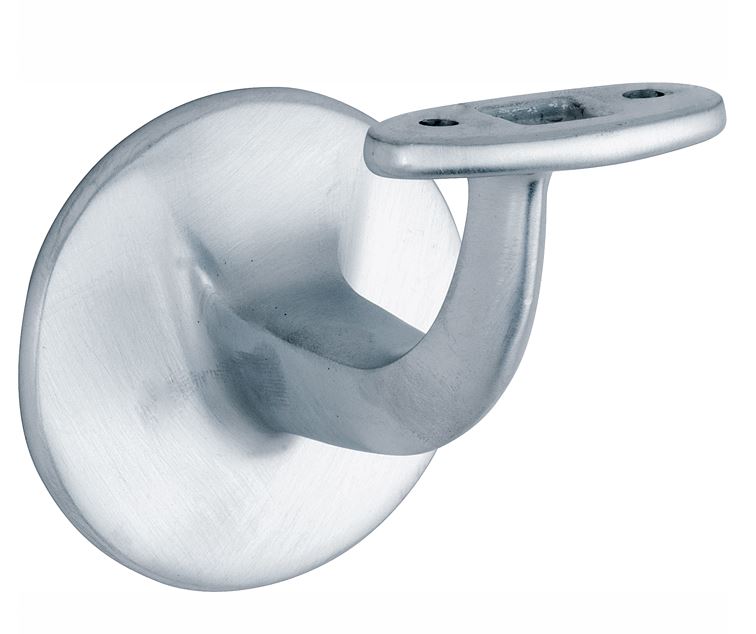 Leuninghouder Elegant vlak M8 mat chroom