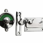 WC-overslag Elegant met bocht glans chroom