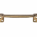 Raamgreep Elegant messing getrommeld ongelakt