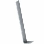 Valijzer Elegant glans chroom 160 mm