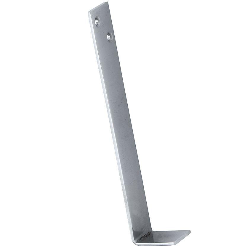 Valijzer Elegant glans chroom 160 mm