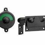 WC-overslag Elegant vlak mat zwart