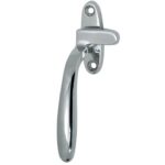 Raamboom Met Sluitplaat Links Dudok glans nikkel