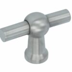 Kraanknopje 55 mm RVS