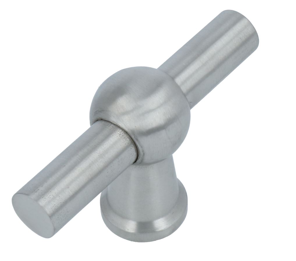 Kraanknopje 70 mm rvs