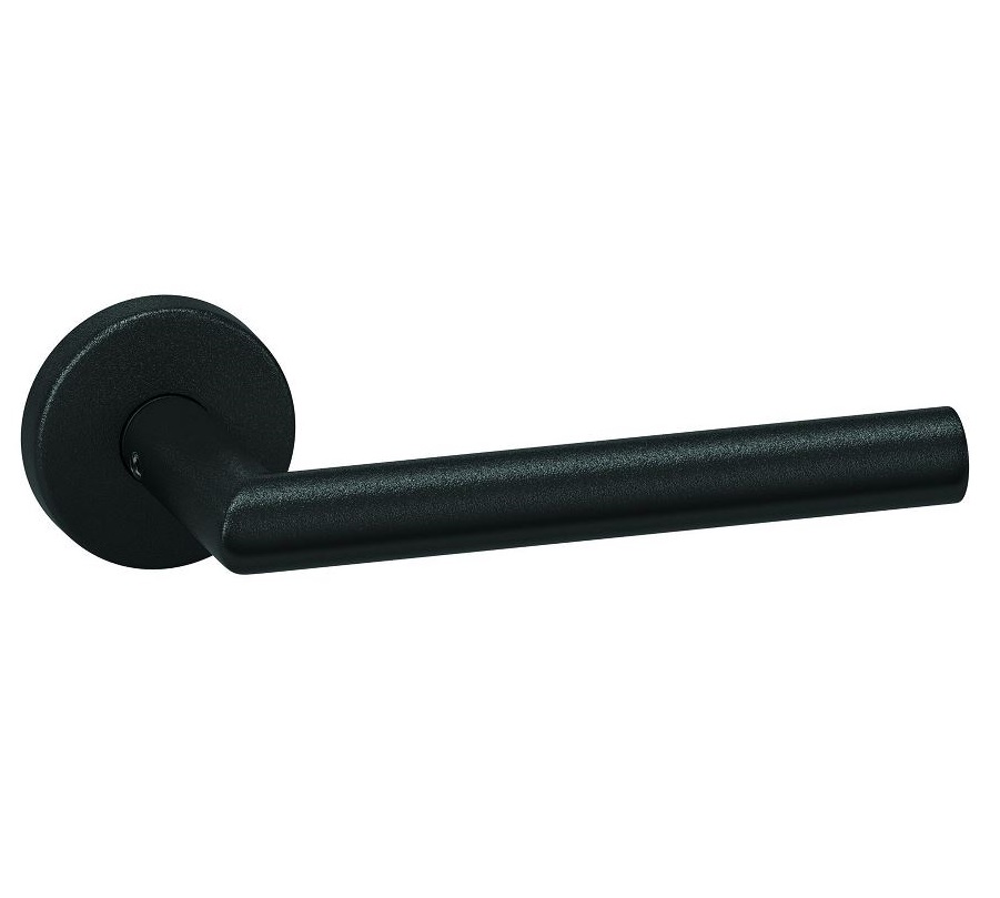 Deurkruk op rozet TIPO zwart