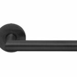 Deurkruk op rozet TAVIRA zwart