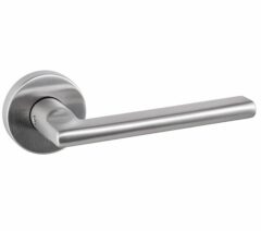 Deurkruk op rozet TIGO rvs mat