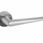 Deurkruk op rozet VIGO rvs mat