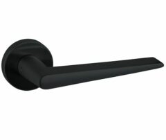 Deurkruk op rozet VIGO zwart