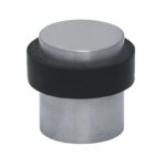 Deurstop vloermontage ø39x40mm rvs mat