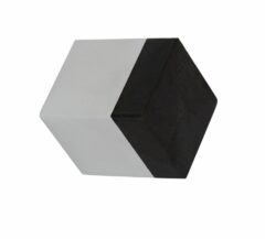 Deurstop wandmontage 25x25x30mm rvs mat